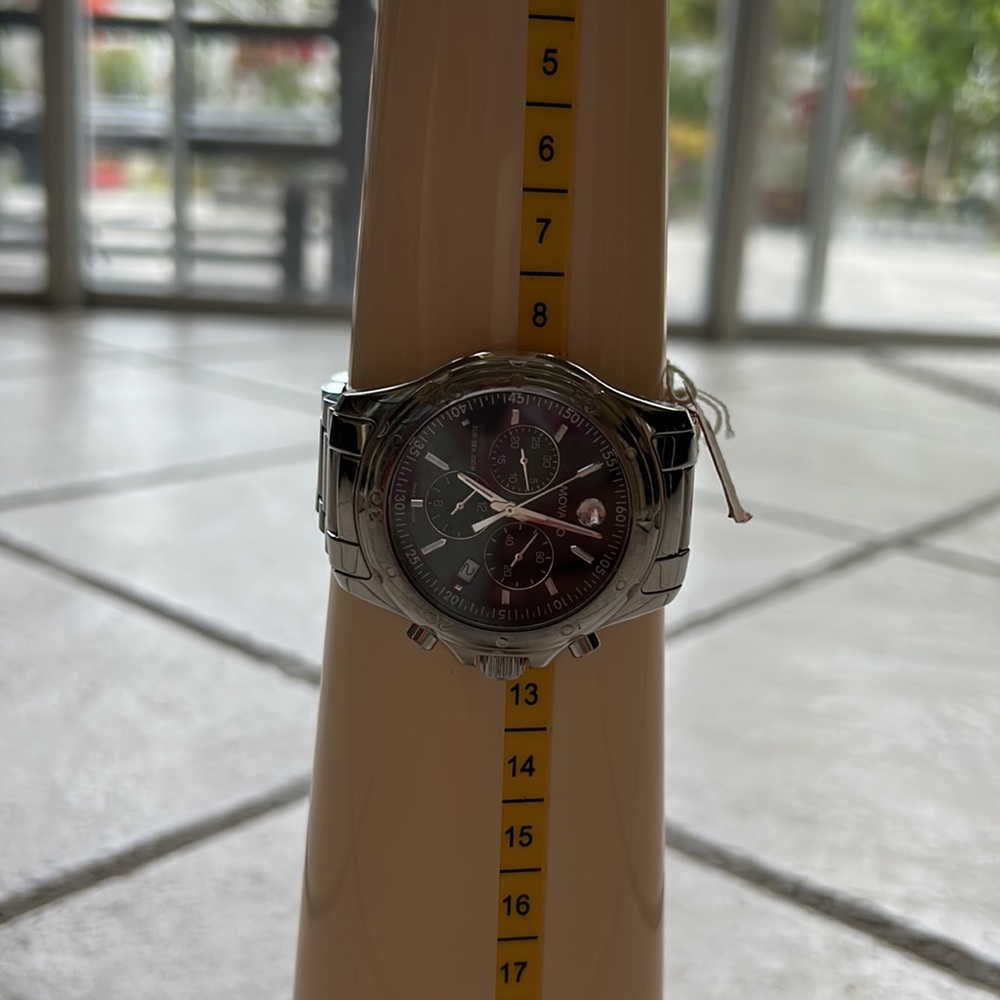 Pre own Movado Men's Watch Series 800 Chronograph - Picture 6 of 6